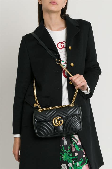 gucci gg matelasse small|Gucci marmont bag small size.